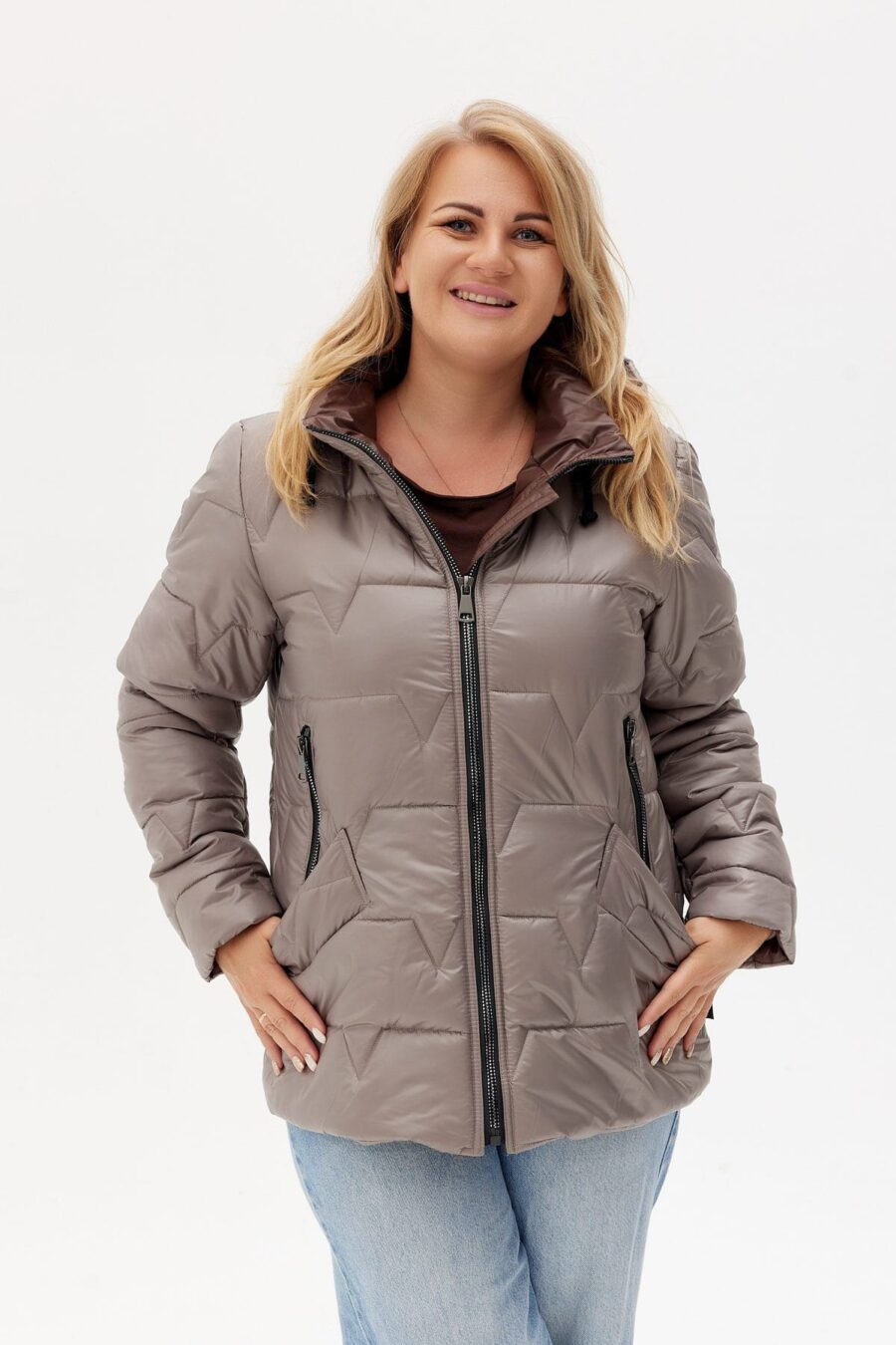 Kurtka Marta - ciemny beż