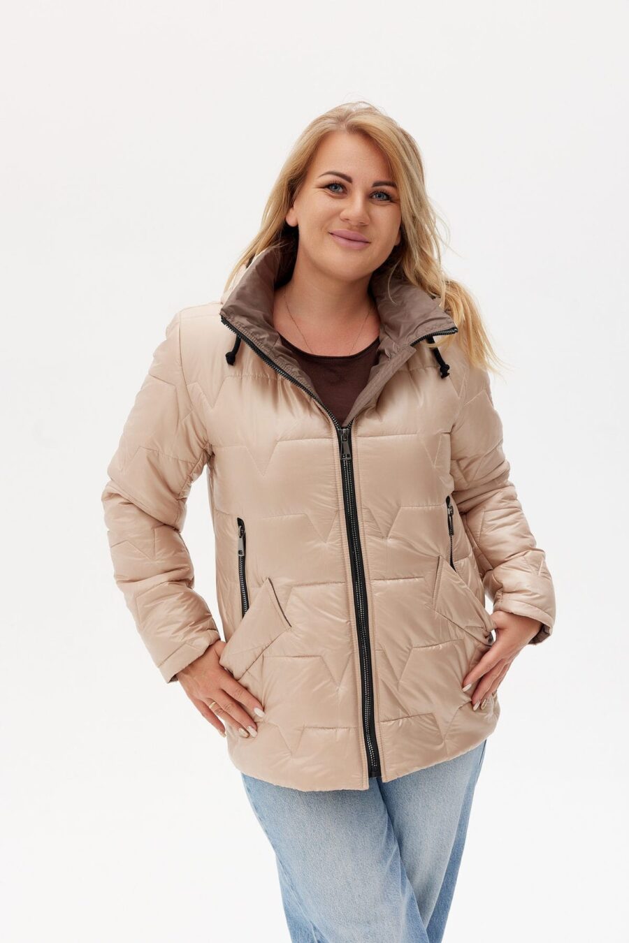 Kurtka Marta - jasny beż